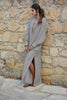 V Neck Long Sleeved Dress