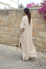 V Neck Long Sleeved Dress