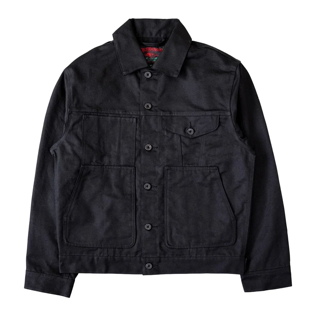 Red Tornado WaxedCanvas Cruiser Jacket Yellowstone