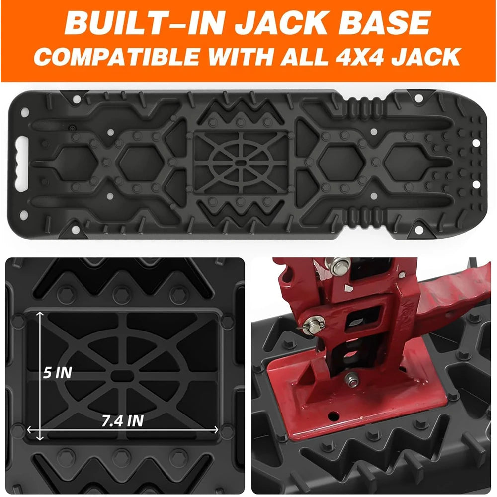 All Top Traction Boards Built In Jack Base With 2 Recovery Boards And Mounting Kit