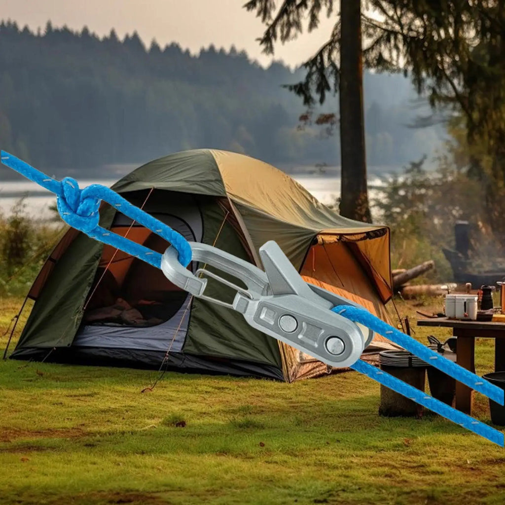 Rope Roller Paracord Tightener Tool For Camping RV Tents Boats