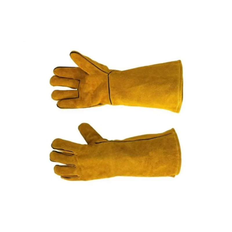 IndustrialGrade HeatResistant Welding Leather Gloves