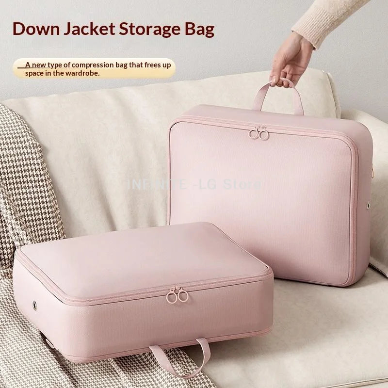 Premium Travel Compression Packing Cube Waterproof Luggage Organizer