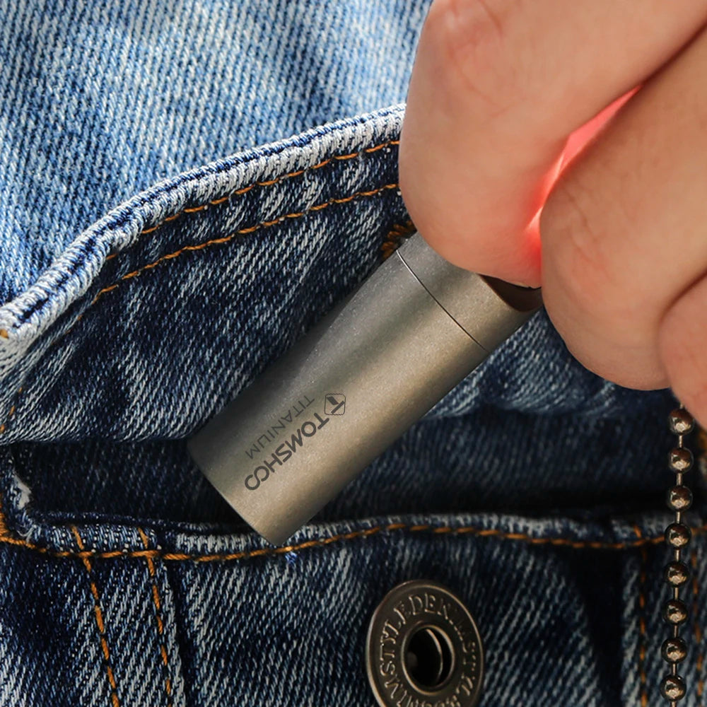 Advanced Titanium Waterproof Pill Dispenser Capsule
