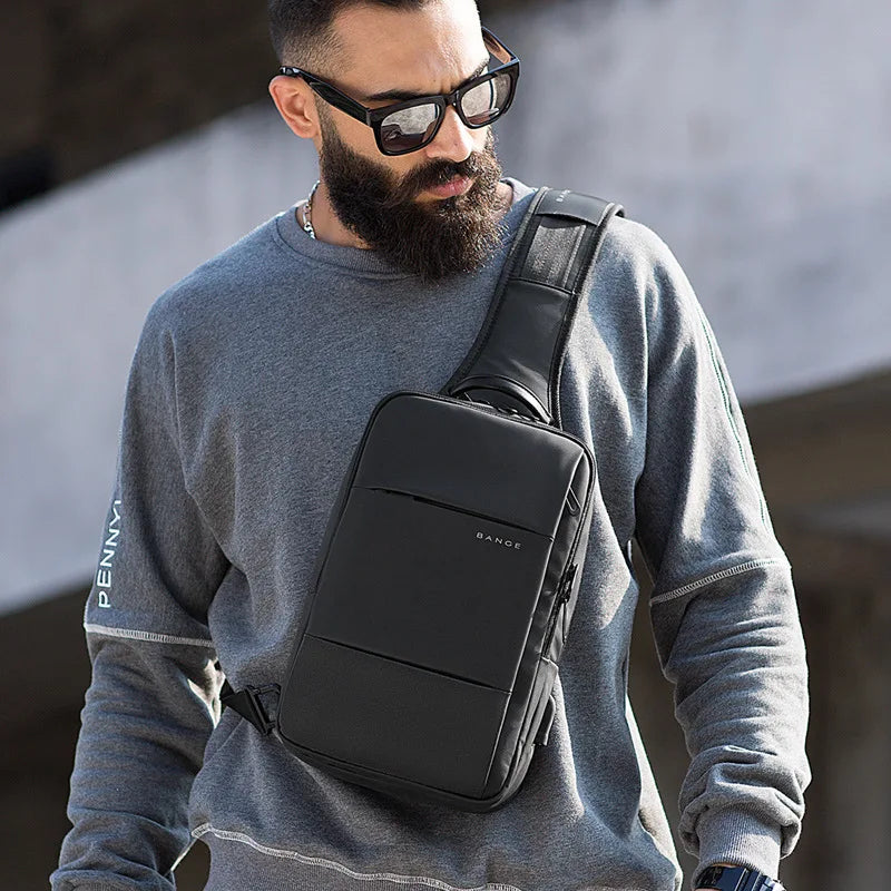 Waterproof Men's Travel Business Messenger Slingbag Pack
