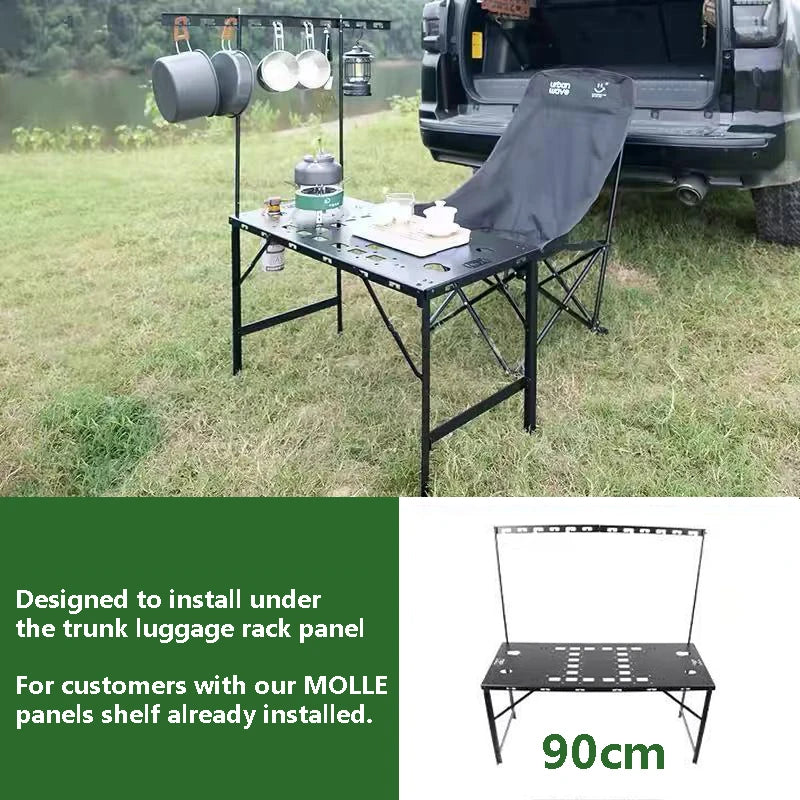 HeavyDuty Aluminum Modular Molle TrunkStorage Pajero