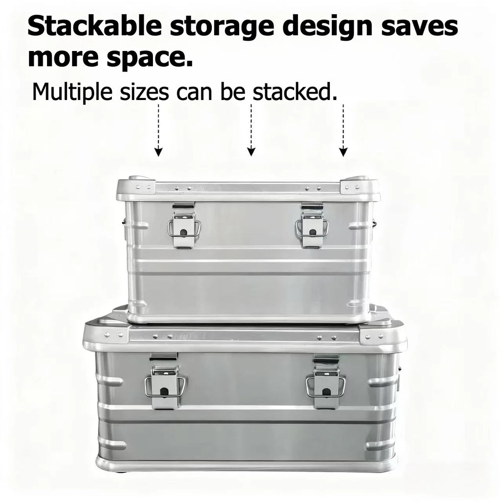 CommercialGrade Aluminum Travel Storage Box Camping