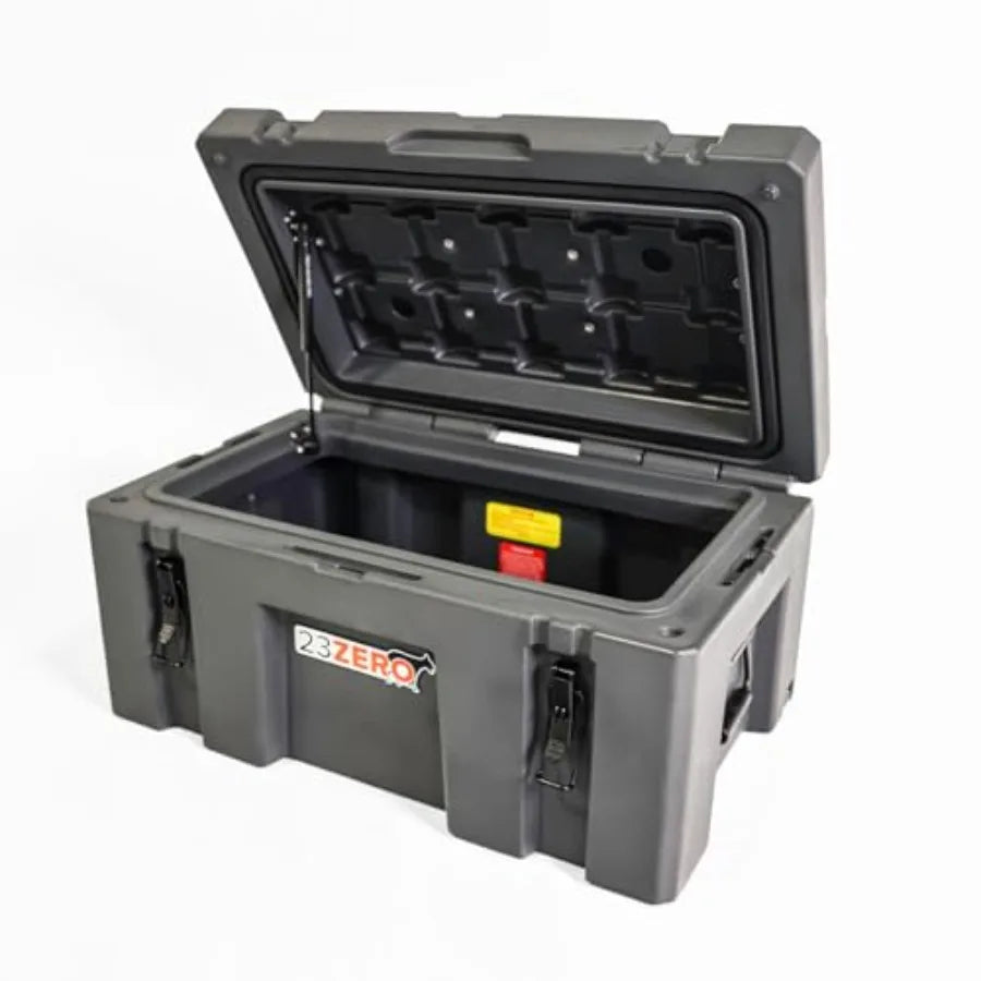 Gray Overland Industrial Storage 70L LockableRoofRack