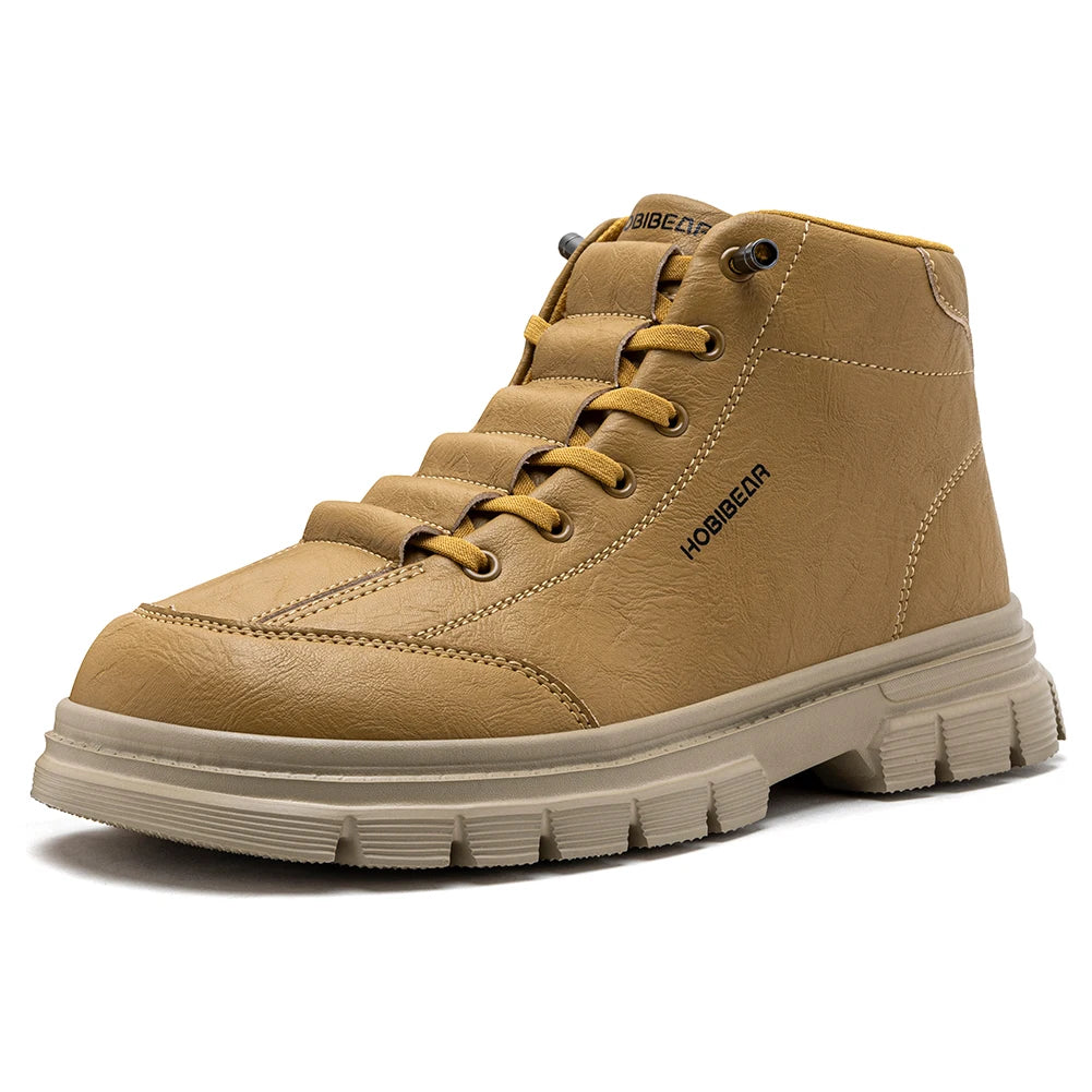 Hobibear Artificial Leather Platform Comfortable Boot