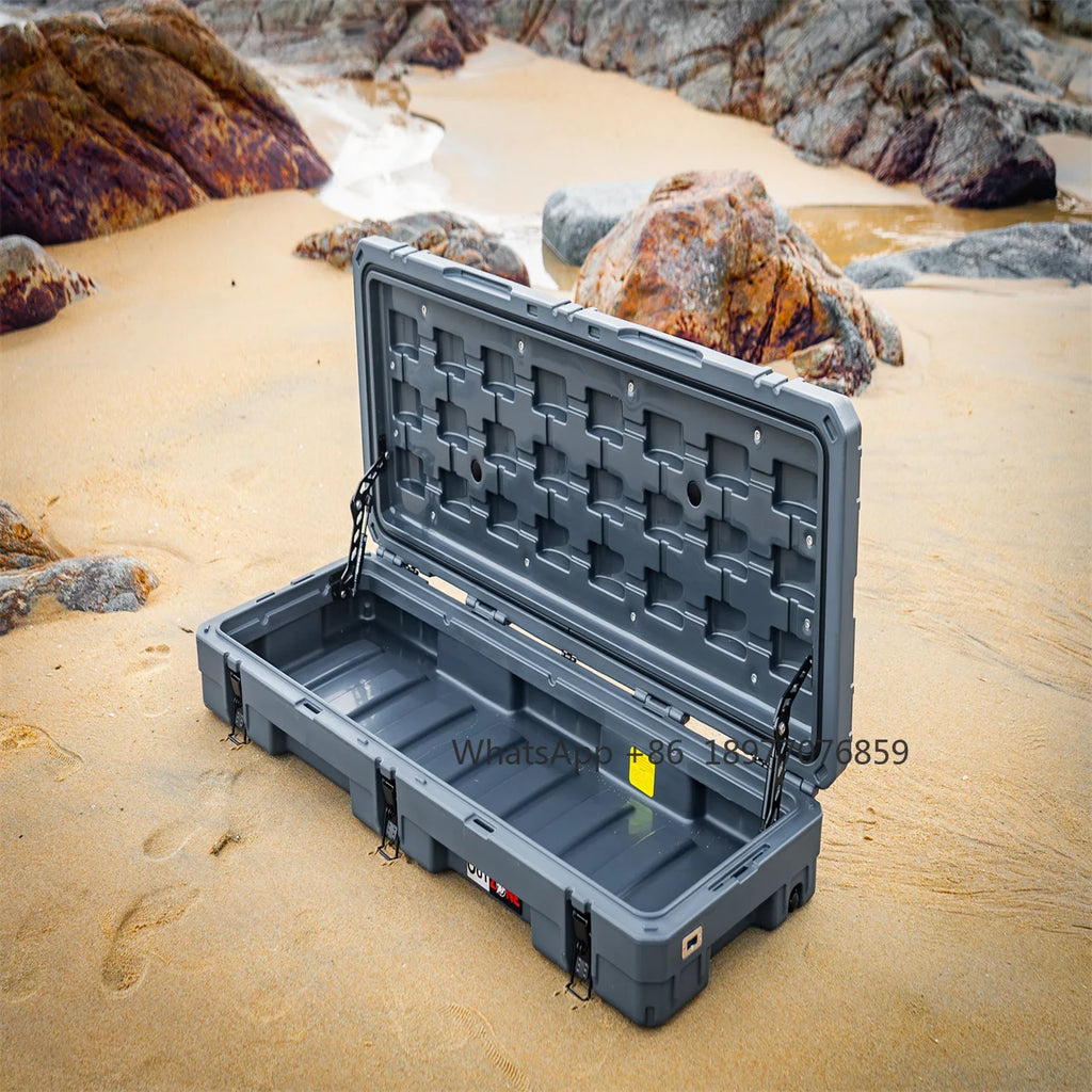 Outdoor Polyethylene Overland Weatherproof Tool Box 83L