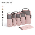Bagsmart 6PC Compression Packing Cubes Large Capacity Portable Luggage Travel Organizers