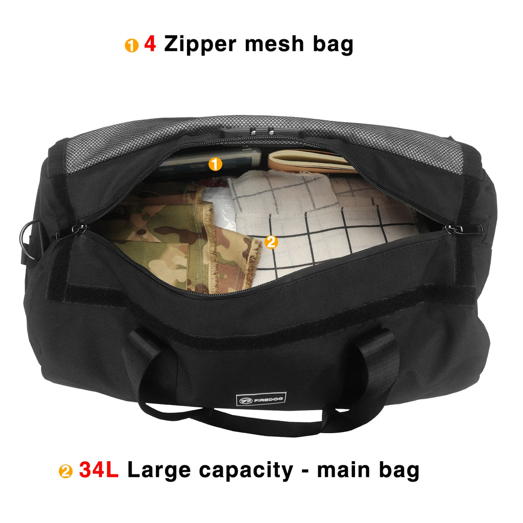 FIREDOG Smellproof Lockable Large Travel Organizer