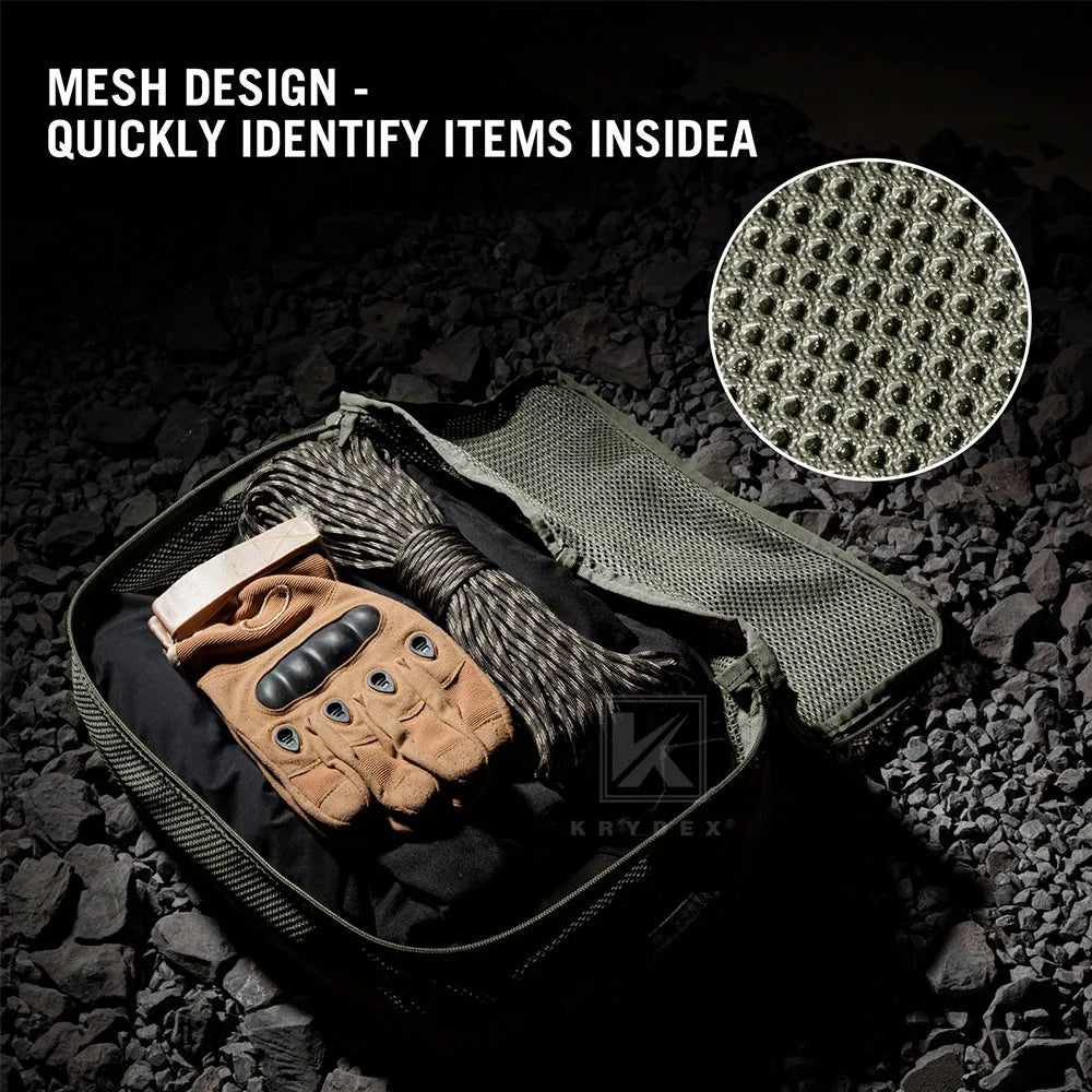 Krydex Tactical Modularized Mesh Pouch Storage Bags