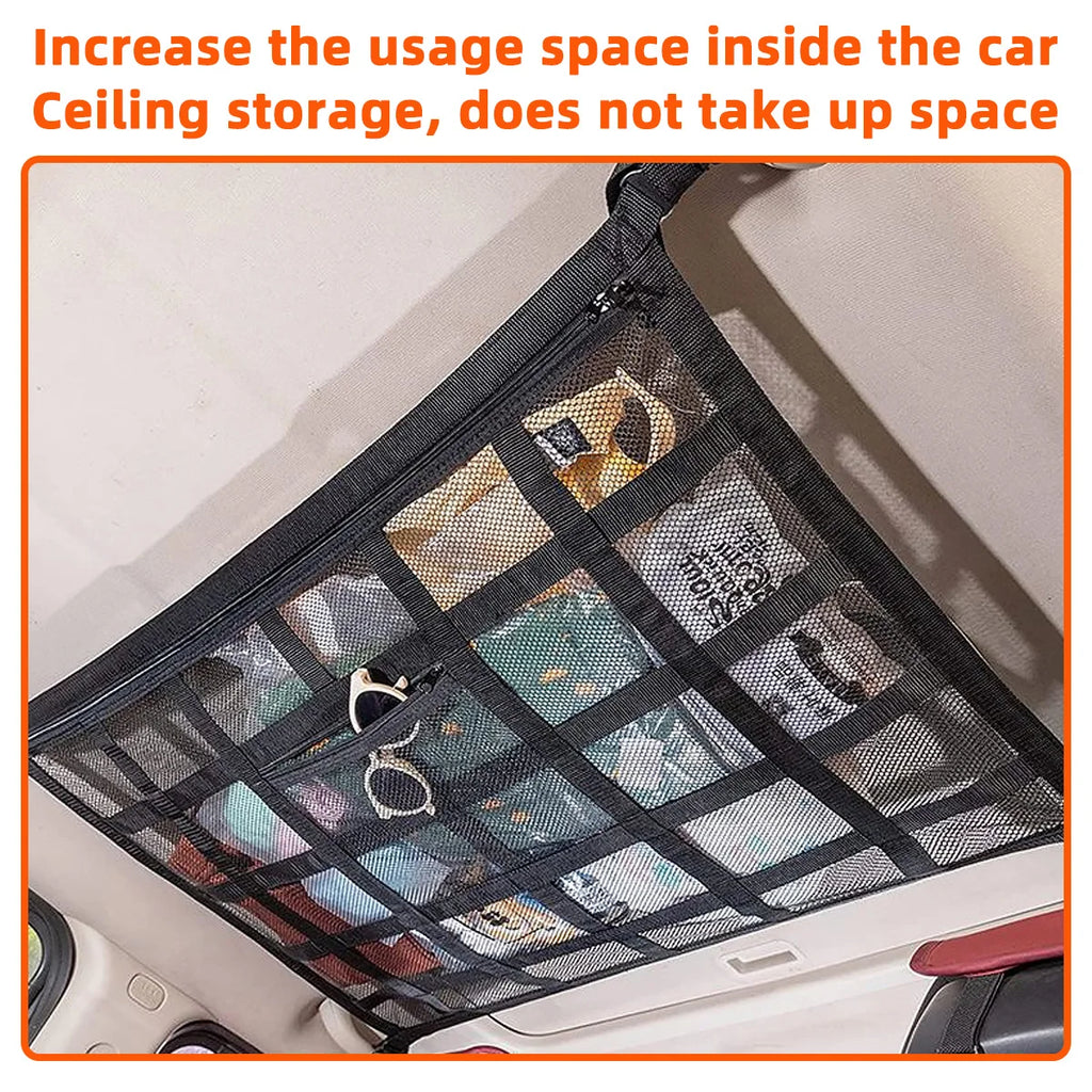 Car Roof Cargo Net Storage Organizer