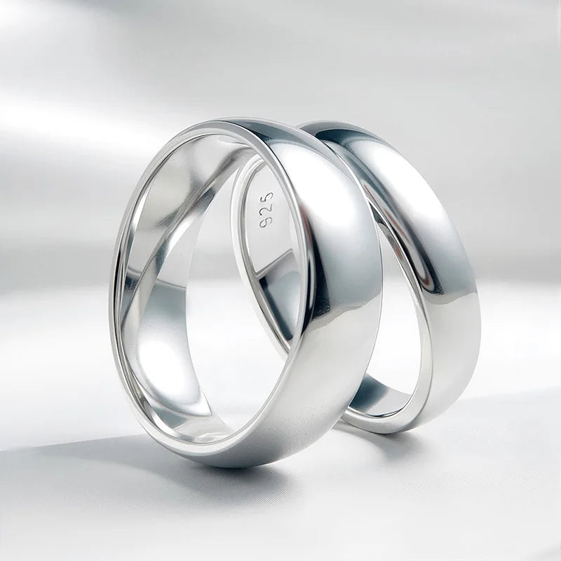 Smyoue 925 Sterling Silver Plated Wedding Anniversary Ring