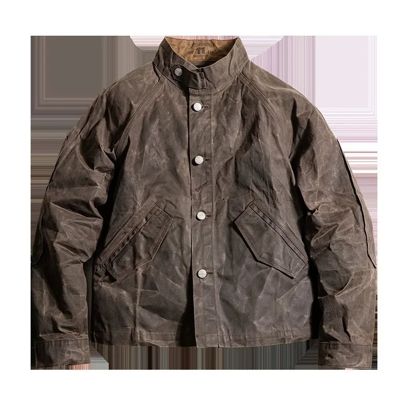 Maden Vintage Waterproof Waxed Canvas Jacket