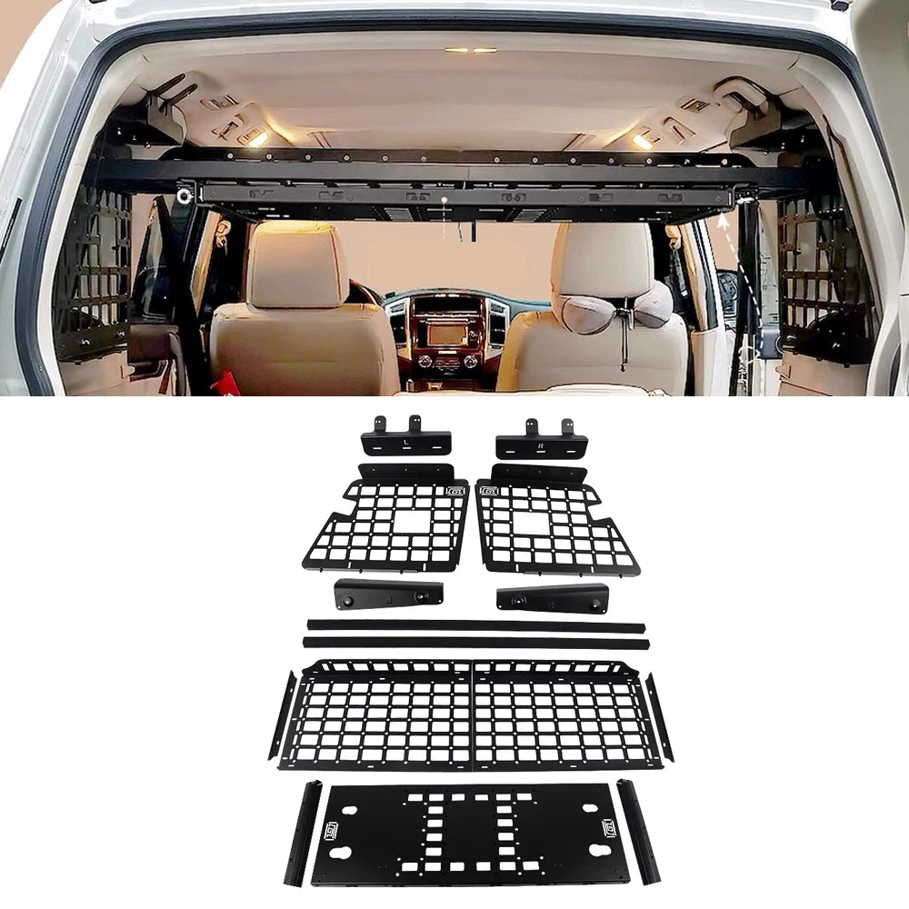 HeavyDuty Aluminum Modular Molle TrunkStorage Pajero