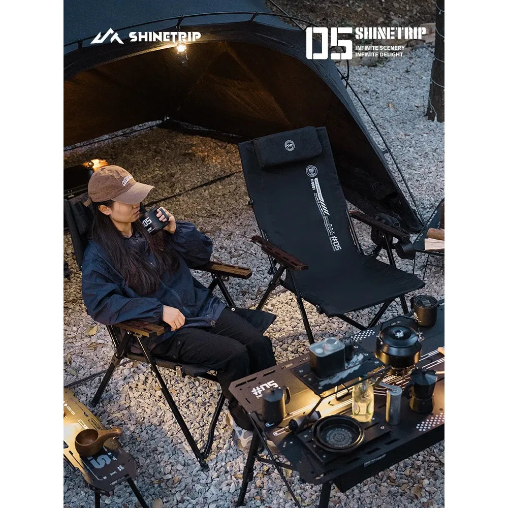 Lightweight Aluminum High Back Camping Chair