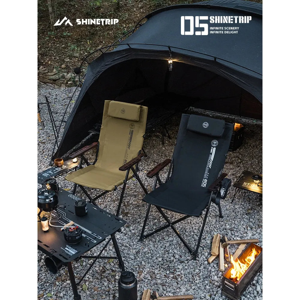 Lightweight Aluminum High Back Camping Chair
