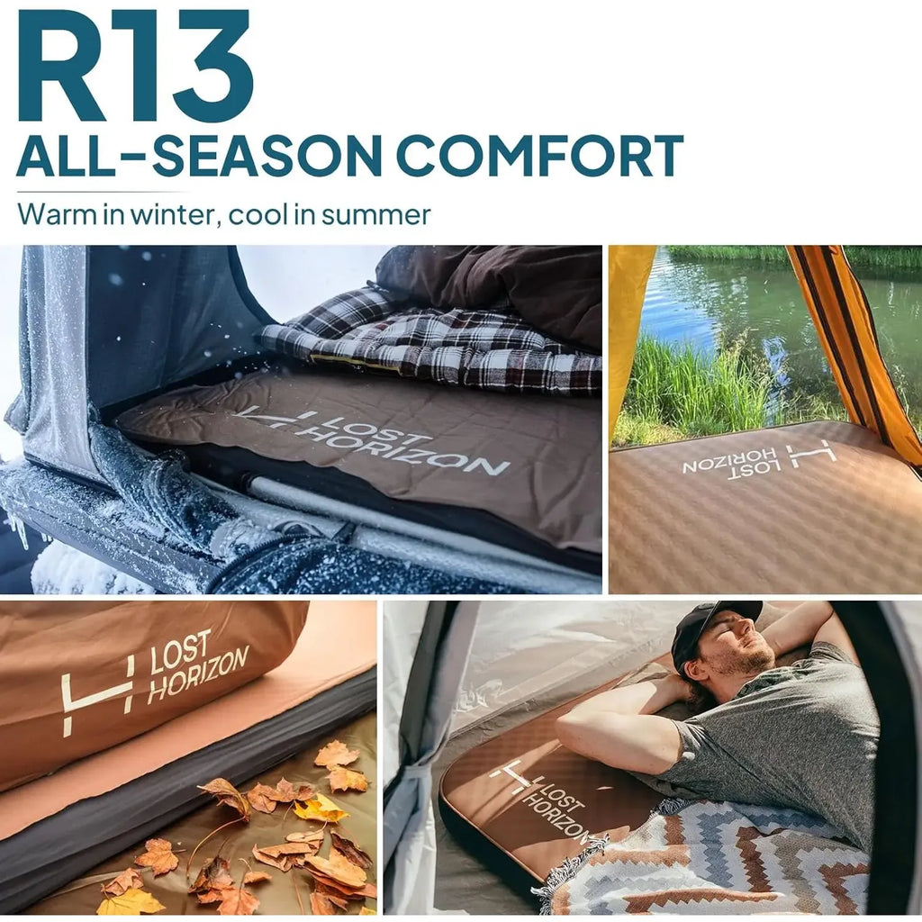 Self Inflating Camping Mattress UltraPremiumFoam Comfort