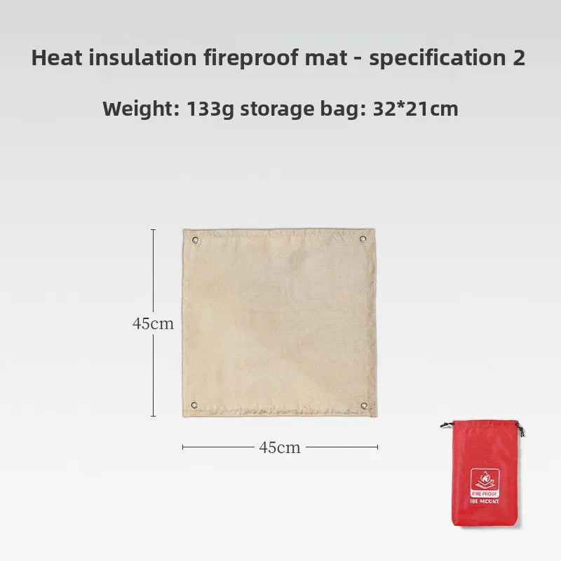 Compact Fireproof Camping Insulation Blanket