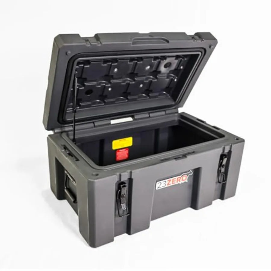 Gray Overland Industrial Storage 70L LockableRoofRack