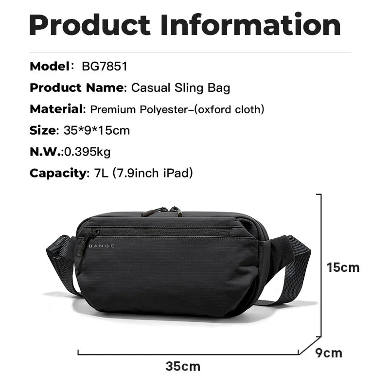 Waterproof Convertible Multiway Chest Sling Messenger Bag