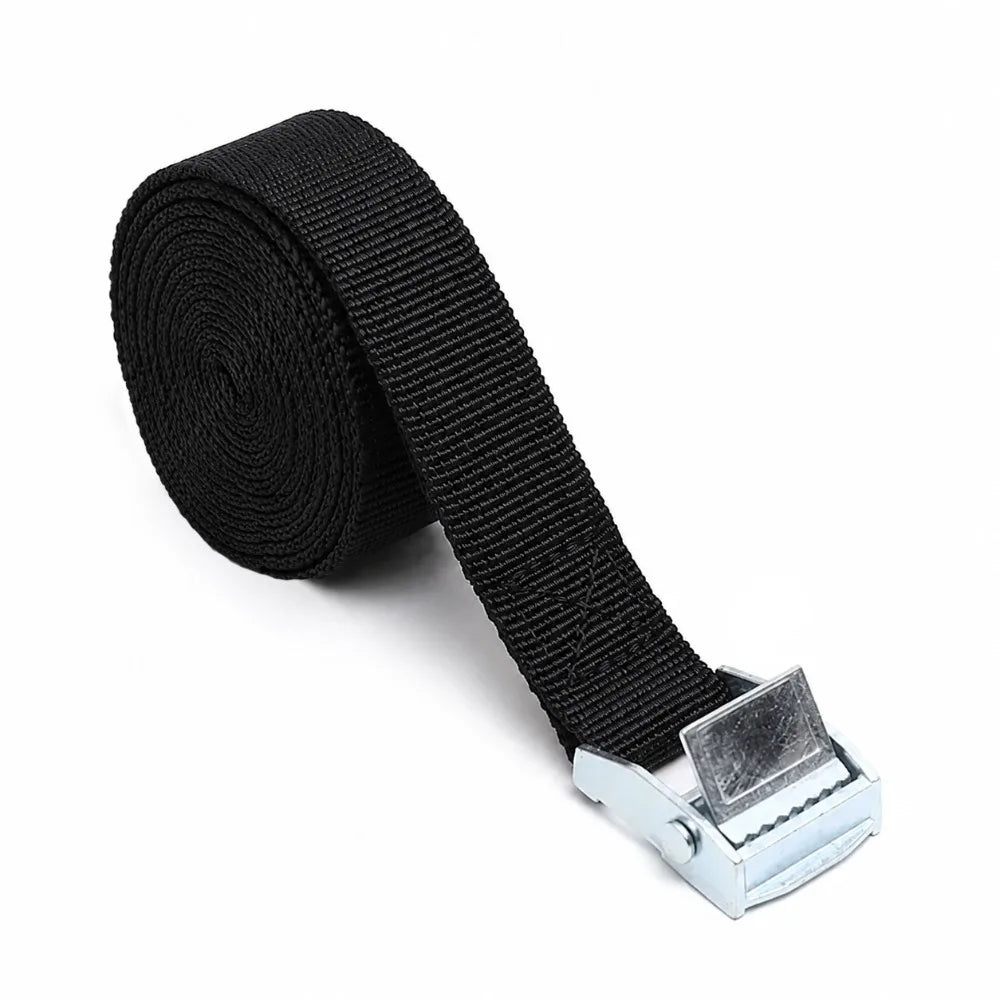 Adjustable Black Ratchet Straps Zinc-Alloy Buckle