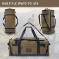 Foldable Heavy Duty Travel Duffle Bag With Shoe Pockets