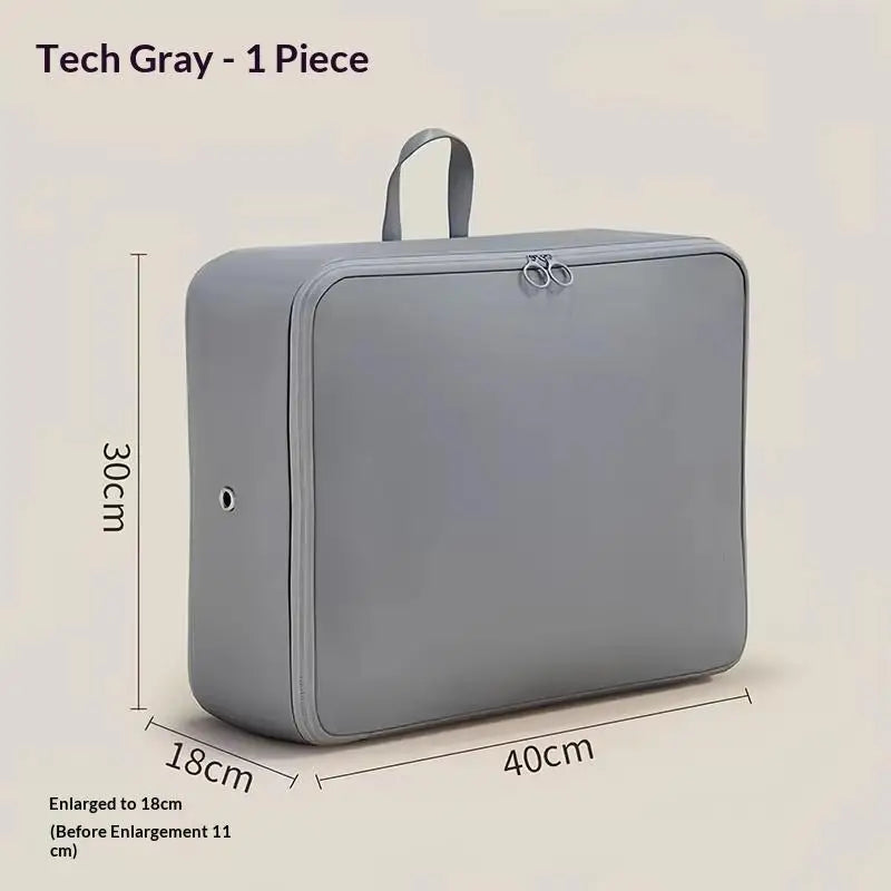 Premium Travel Compression Packing Cube Waterproof Luggage Organizer