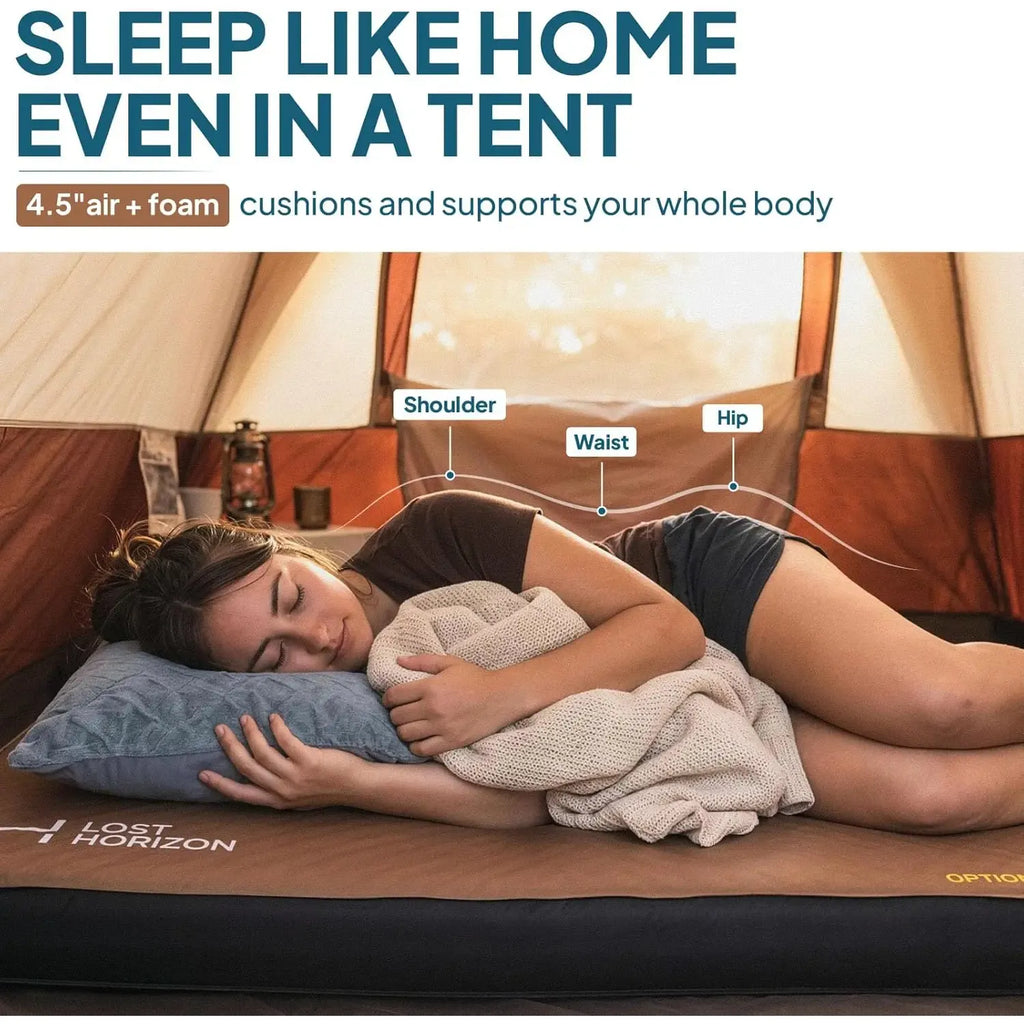 Self Inflating Camping Mattress UltraPremiumFoam Comfort