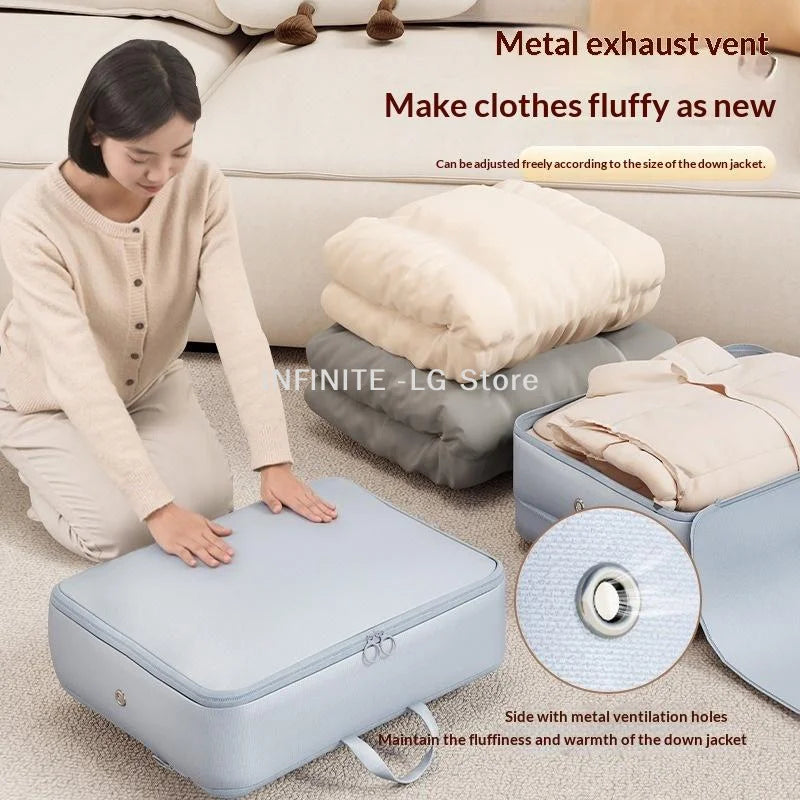 Premium Travel Compression Packing Cube Waterproof Luggage Organizer