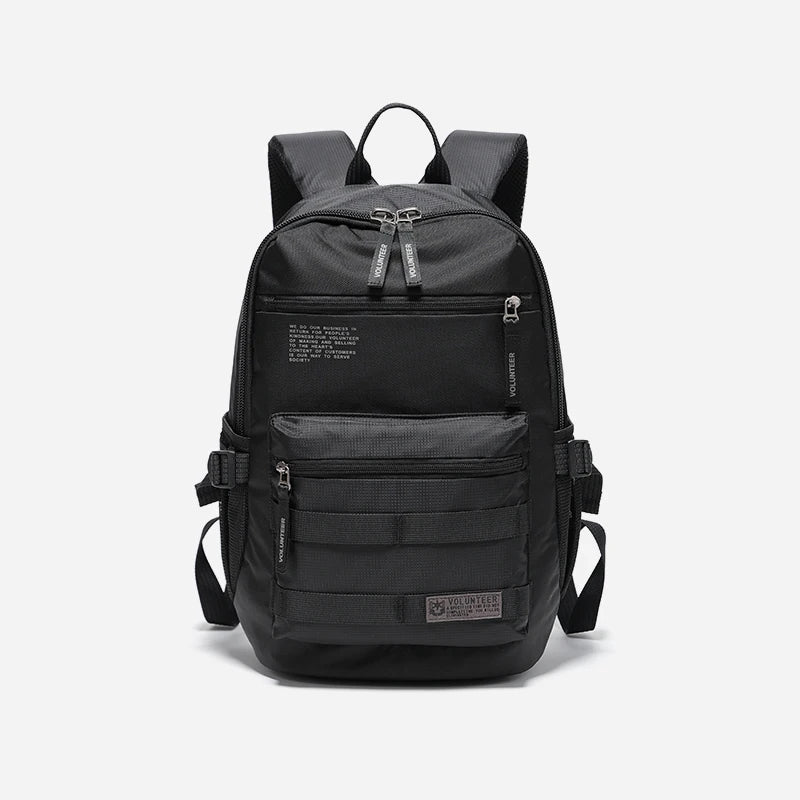 VOLUNTEER Men's Waterproof Laptop Backpack Travel Bag