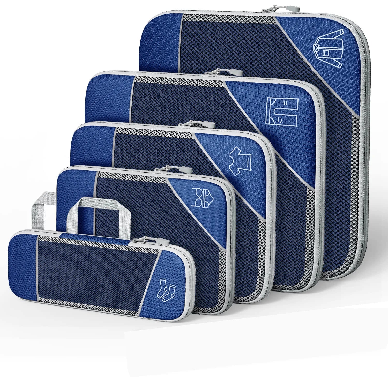 Premium Mesh Packing Cubes For Travel Luggage Organizer
