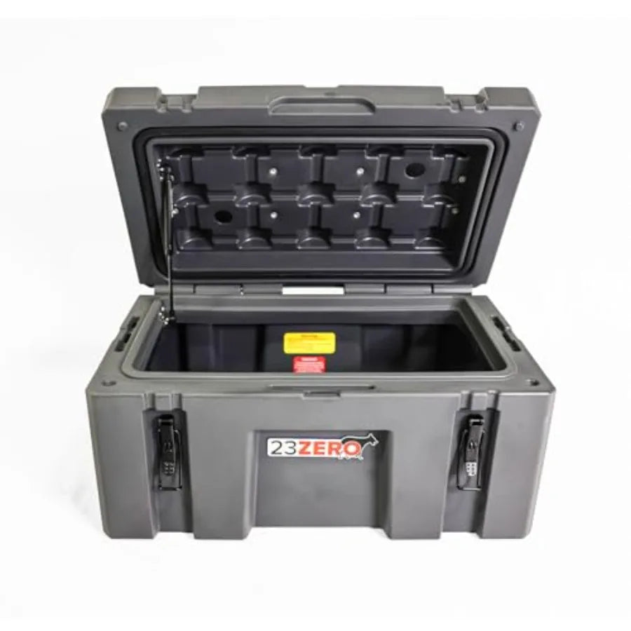 Gray Overland Industrial Storage 70L LockableRoofRack