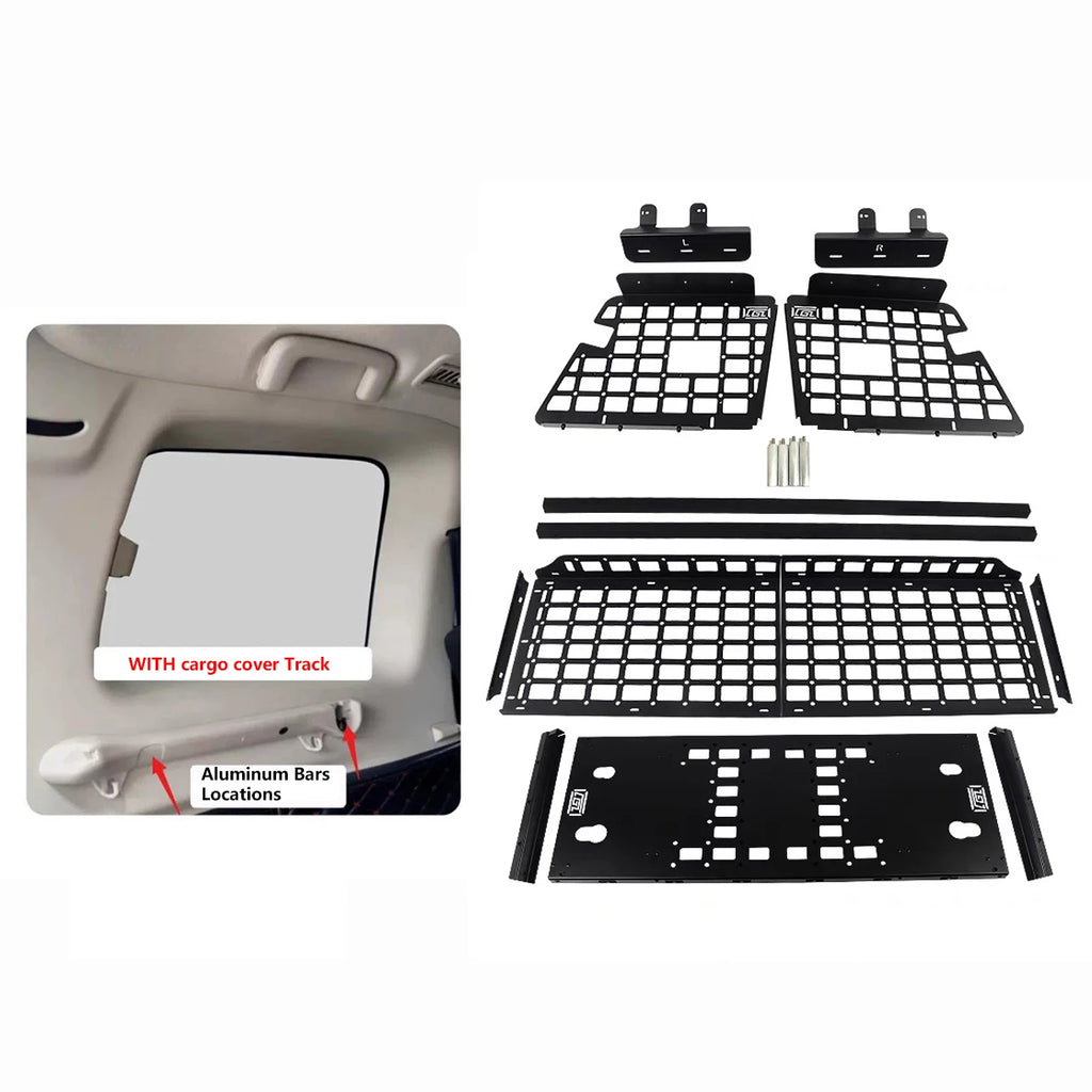 HeavyDuty Aluminum Modular Molle TrunkStorage Pajero