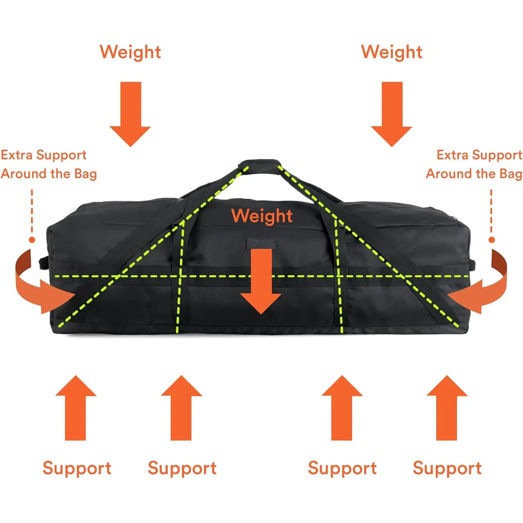Fitdom Heavy Duty Extra Large Duffle Bag Travel Gear