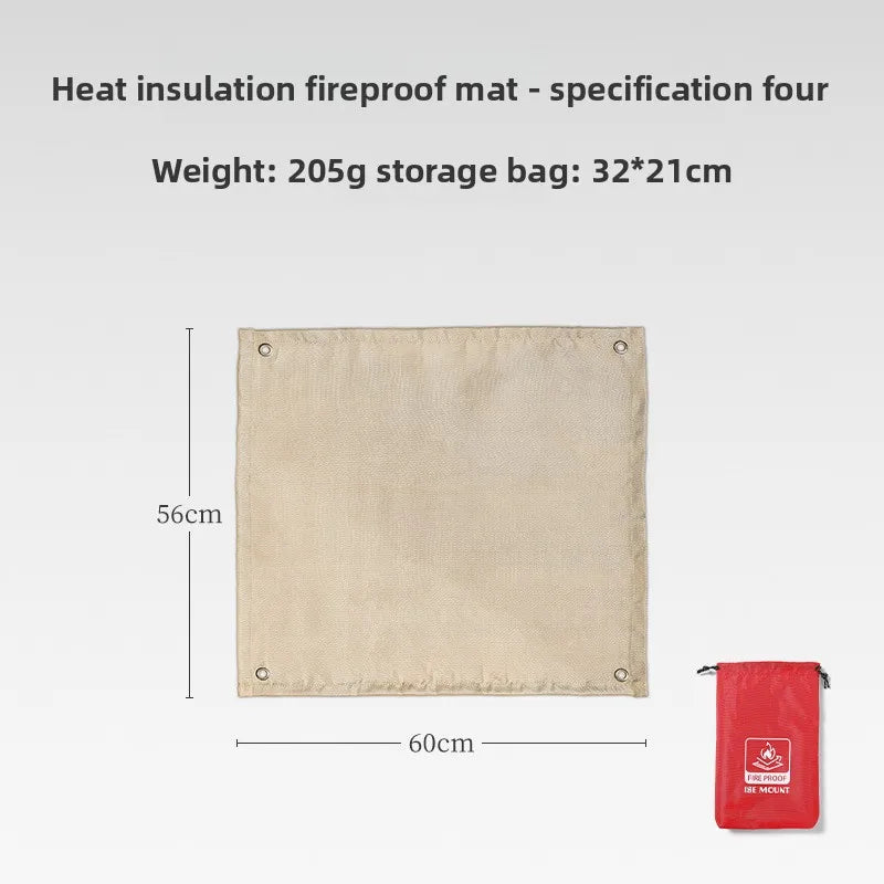 Compact Fireproof Camping Insulation Blanket