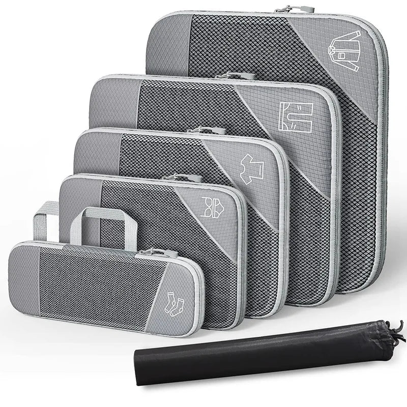 Premium Mesh Packing Cubes For Travel Luggage Organizer