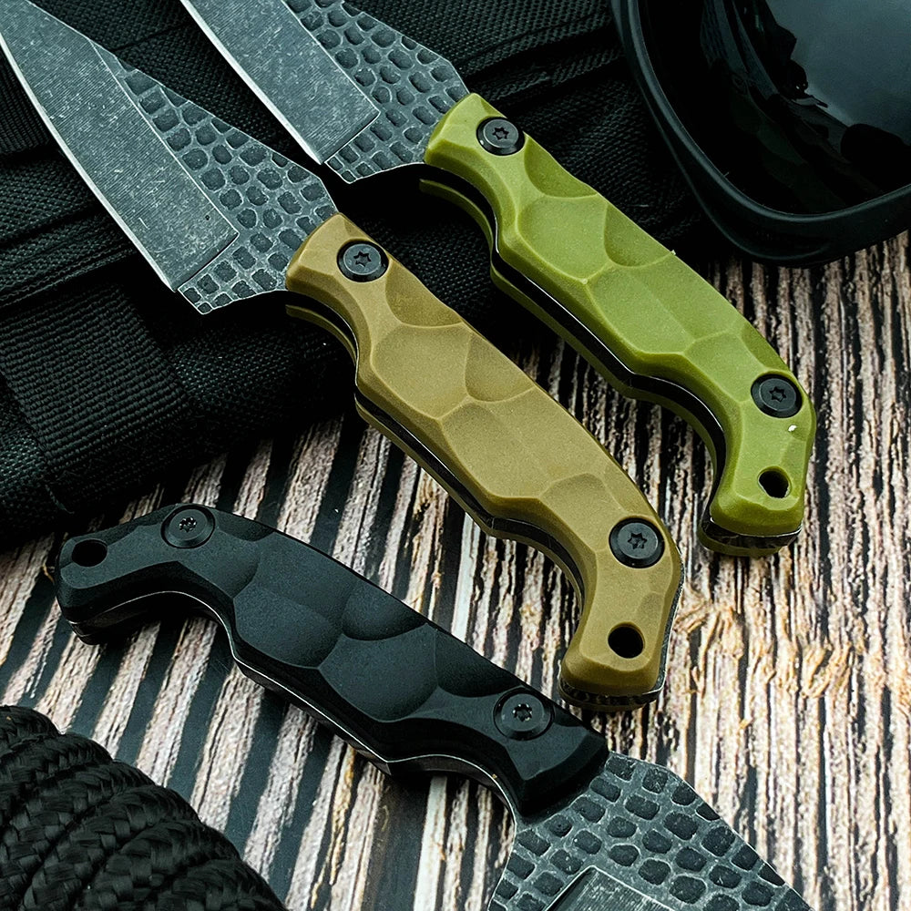 8Cr13MoV Fixed Blade Multifunctional Outdoor Knife