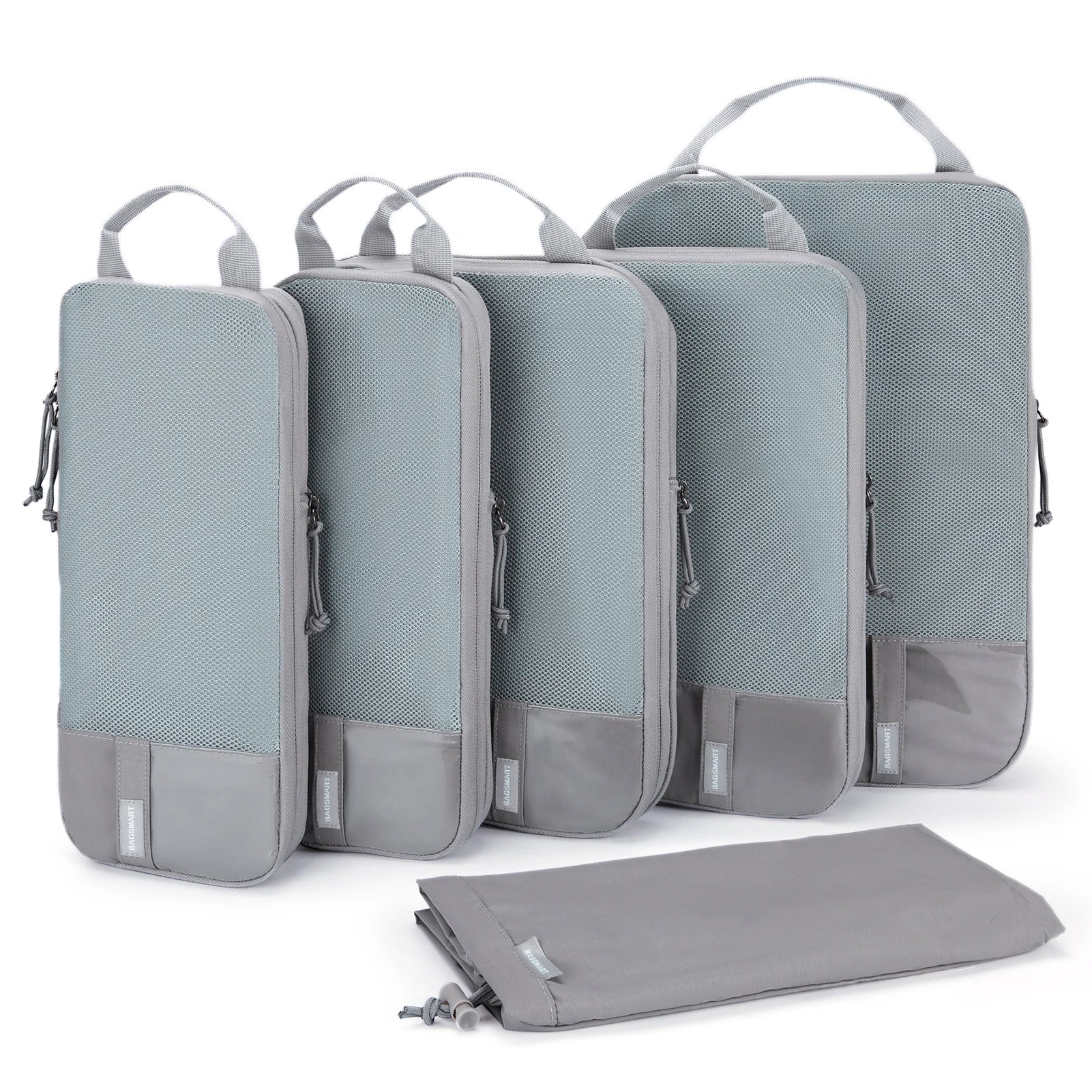 Bagsmart Compression Packing Cubes Travel Luggage Organizer