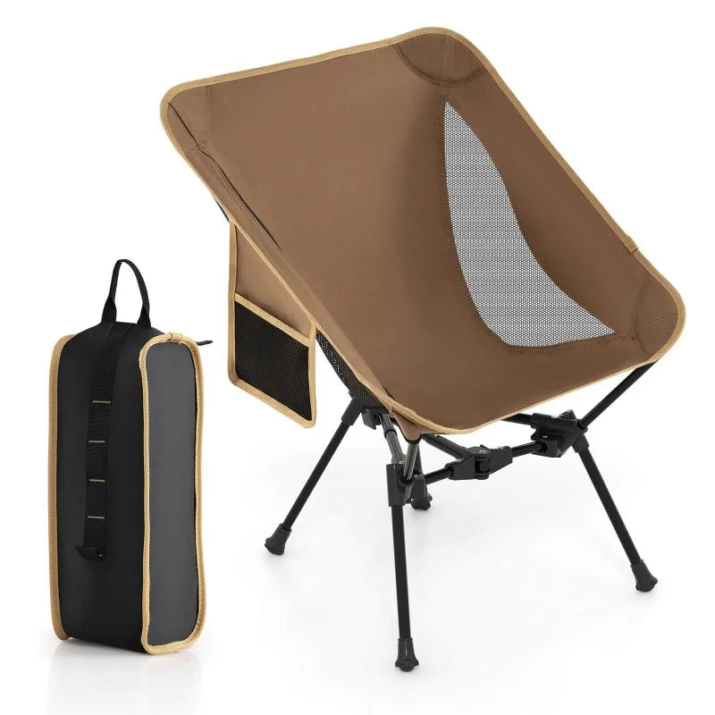 Ultra Lightweight Portable Triangular Aluminum Outdoor Folding Campchair