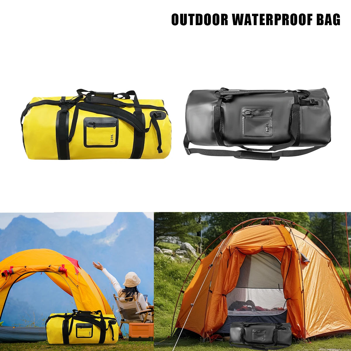 Heavy Duty Waterproof Duffel Bag 120L