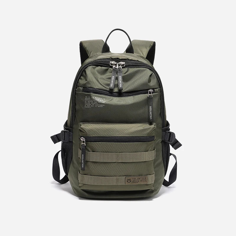 VOLUNTEER Men's Waterproof Laptop Backpack Travel Bag
