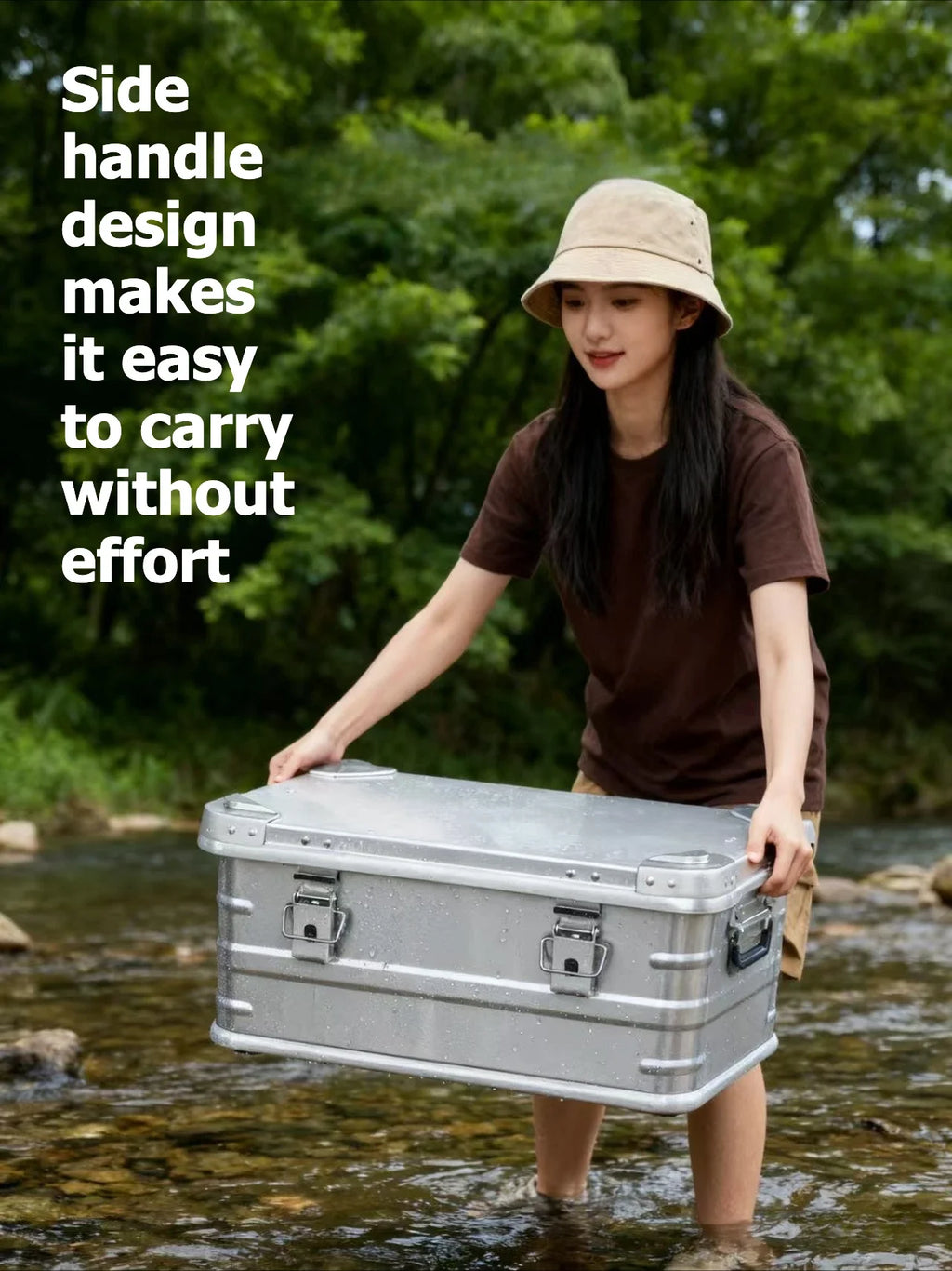 CommercialGrade Aluminum Travel Storage Box Camping
