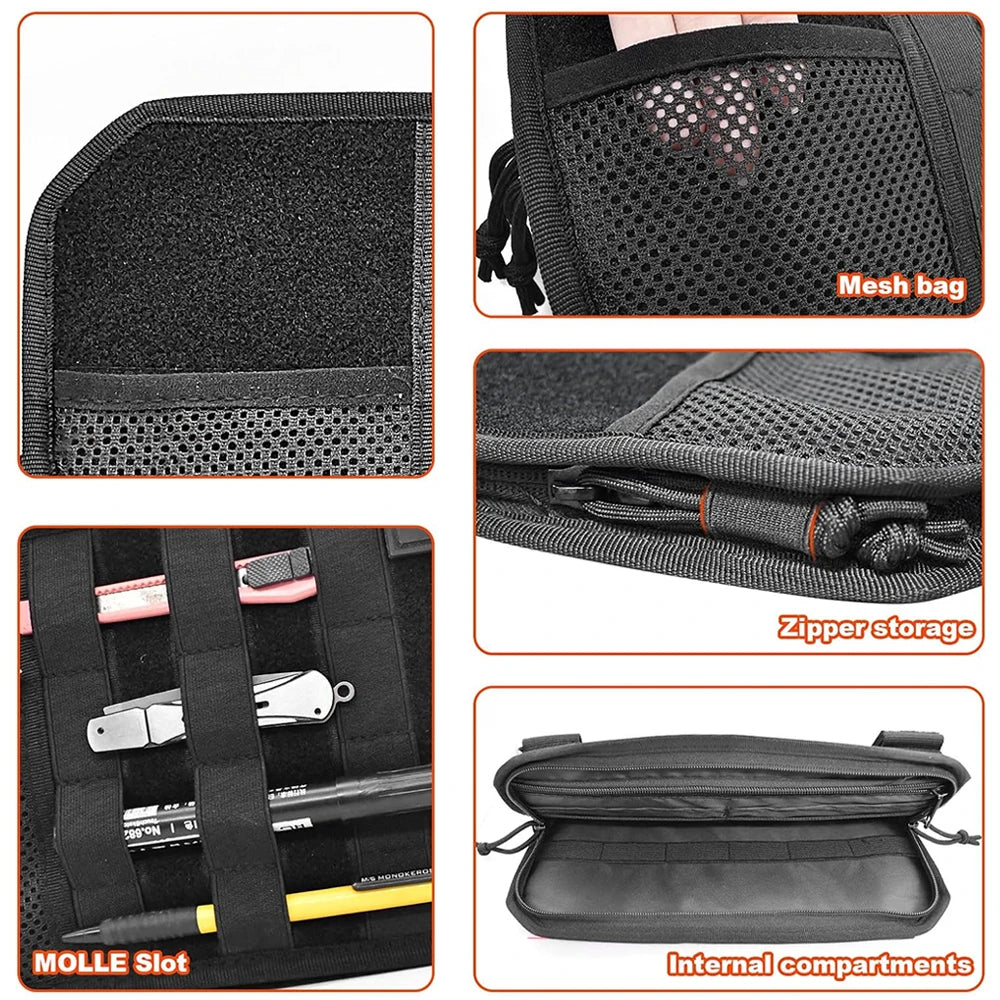 MolleCarSunVisorOrganizerPouchCaseUniversalCarAccessoriesModuleGearHolder