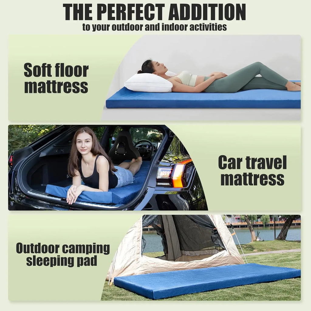 AllWeatherMemoryFoam Portable Camping Mattress Pad Pro