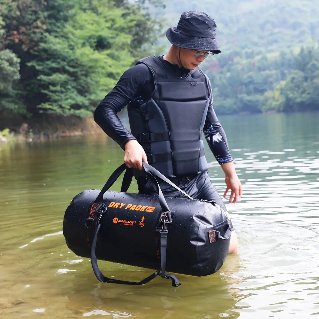 Large Waterproof Duffle Bag with Air Nozzle For Travel Swimming