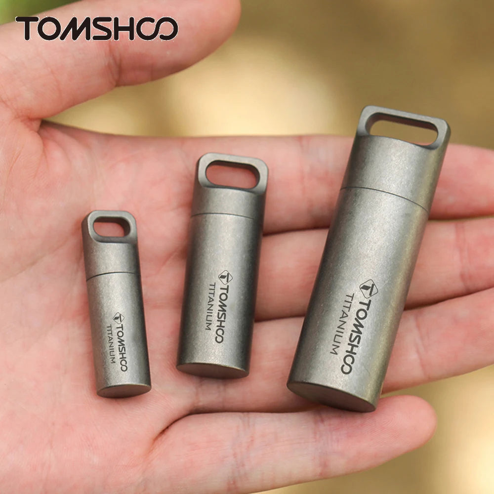 Advanced Titanium Waterproof Pill Dispenser Capsule