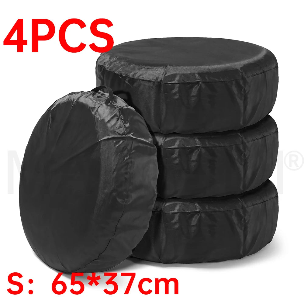Spare Tire Cover Weatherproof Dustproof 13 20 Inch Polyester 4x4